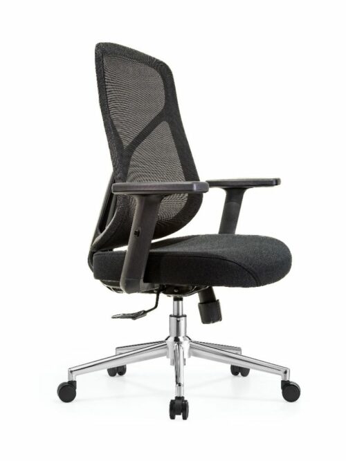 Silla Ergonómica cromada